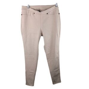 Lildy Denim Jeggings Women S-M Beige Stretchable Cotton Blend Small Medium